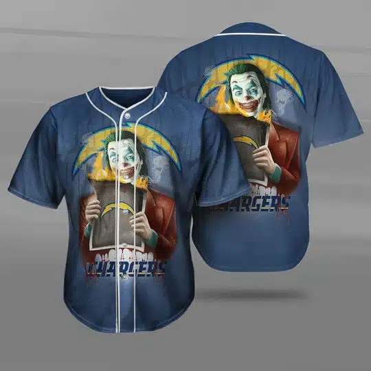 Los Angeles Chargers Baseball Jersey  ZZ37