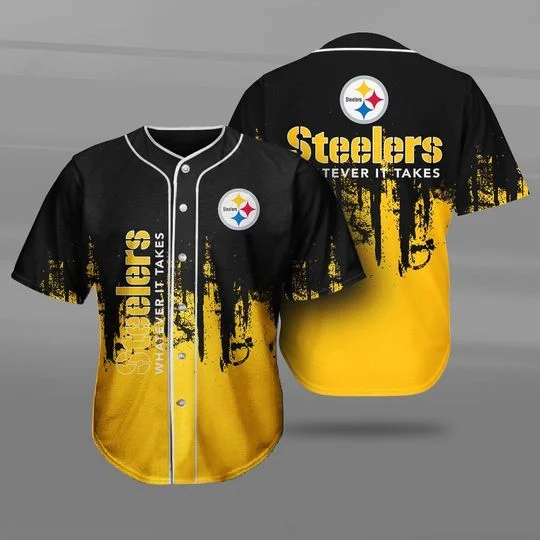 Pittsburgh Steelers Baseball Jersey KG32