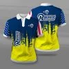 Los Angeles Rams Polo T-Shirt Full Size US53