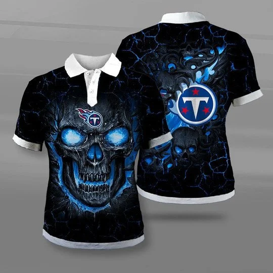 Tennessee Titans Polo T-Shirt Full Size KX92
