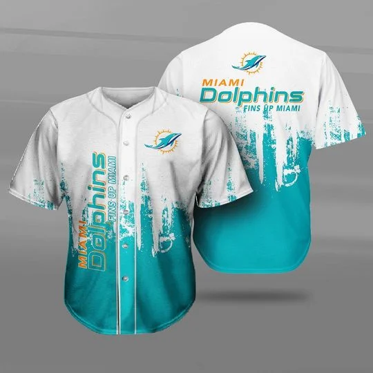 Miami Dolphins Baseball Jersey JX77