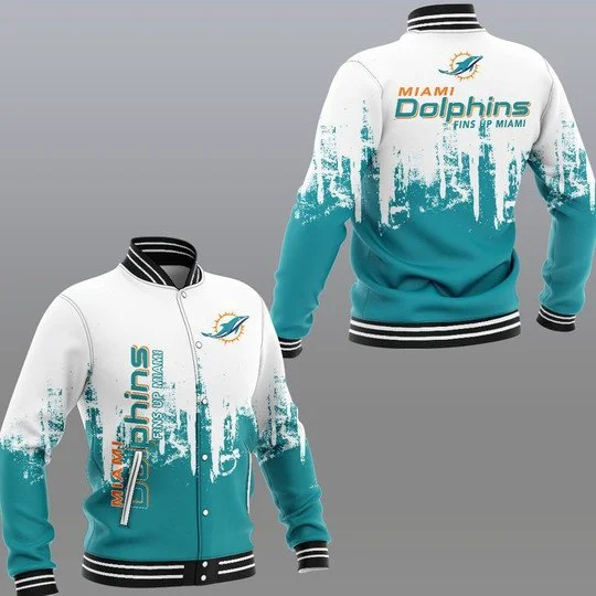 Miami Dolphins Baseball Jacket IL88