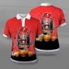 Tampa Bay Buccaneers Polo T-Shirt Full Size JC12