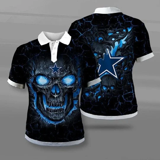 Dallas Cowboys Polo T-Shirt Full Size TC28