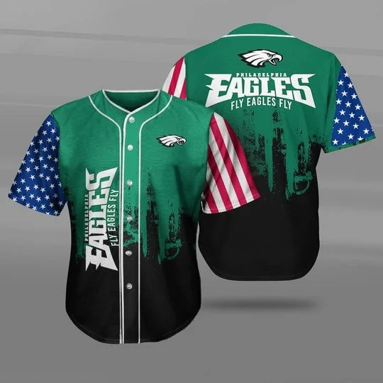 Philadelphia Eagles Baseball Jersey HV71
