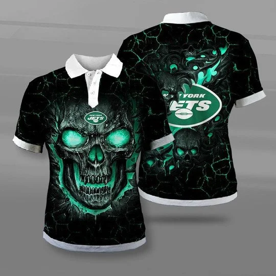 New York Jets Polo T-Shirt Full Size RH67