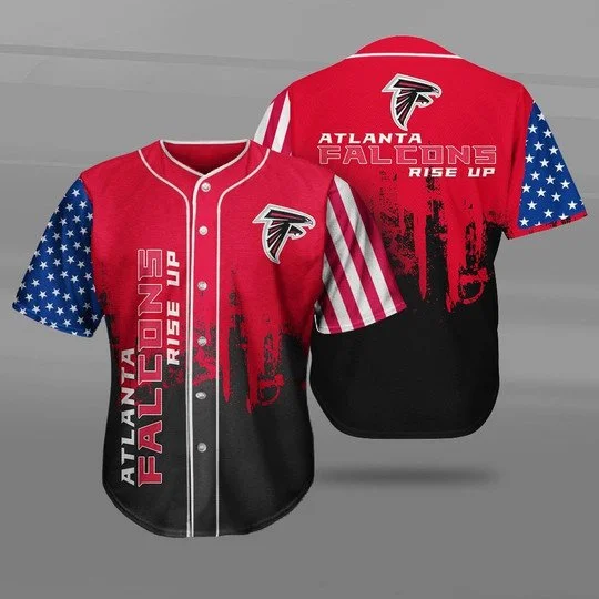 Atlanta Falcons Baseball Jersey HH01