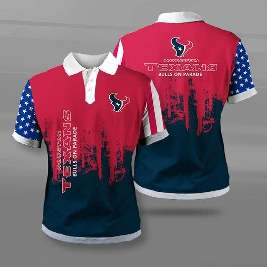 Houston Texans Polo T-Shirt Full Size ZW31
