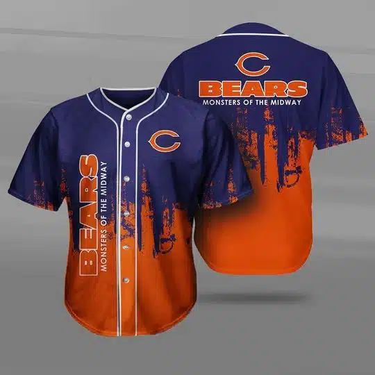 Chicago Bears Baseball Jersey YW39
