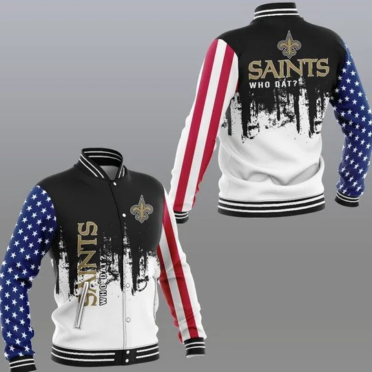 New Orleans Saints Baseball Jacket JV88