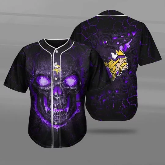 Minnesota Vikings Baseball Jersey HK51