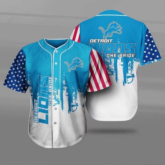Detroit Lions Baseball Jersey GE58