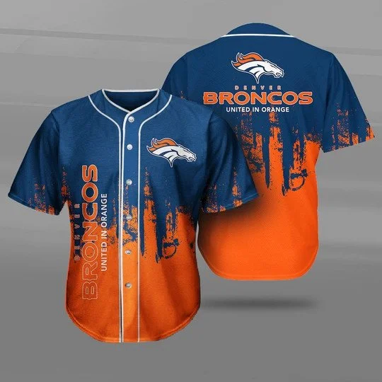 Denver Broncos Baseball Jersey BI11