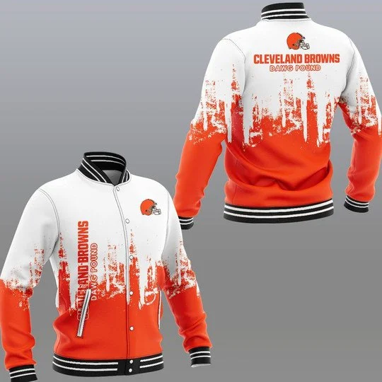 Cleveland Browns Baseball Jacket IF46