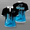 Carolina Panthers Polo T-Shirt Full Size TX33