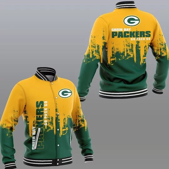 Green Bay Packers Baseball Jacket BE73