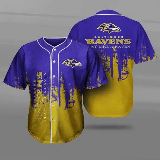 Baltimore Ravens Baseball Jersey TB78
