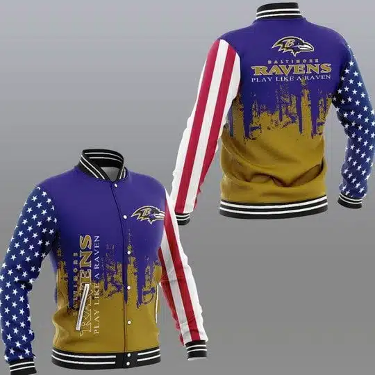 Baltimore Ravens Baseball Jacket HF38