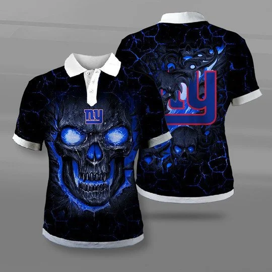 New York Giants Polo T-Shirt Full Size UY37