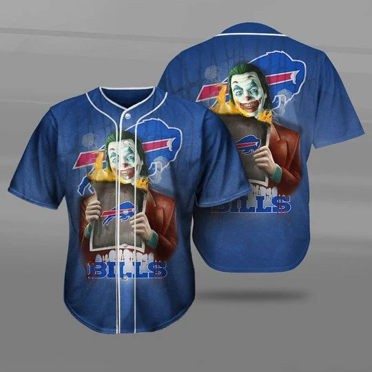 Buffalo Bills Baseball Jersey FF59