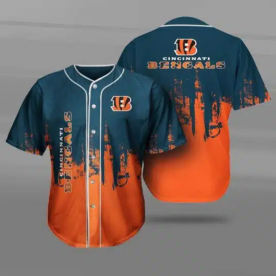Cincinnati Bengals Baseball Jersey UT53