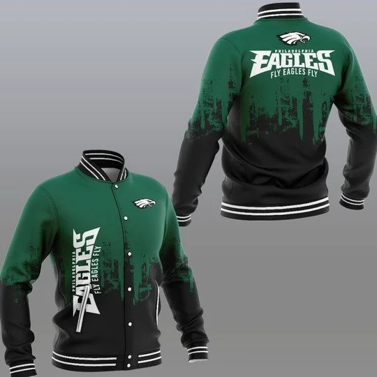 Philadelphia Eagles Baseball Jacket KV78