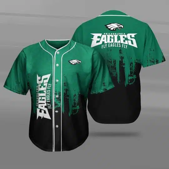 Philadelphia Eagles Baseball Jersey LT79
