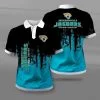 Jacksonville Jaguars Polo T-Shirt Full Size NJ88
