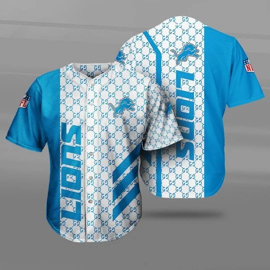 Detroit Lions Baseball Jersey WE28