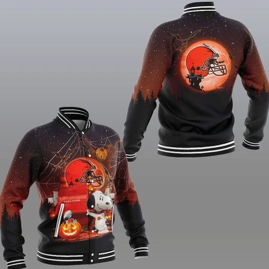 Cleveland Browns Baseball Jacket UF53