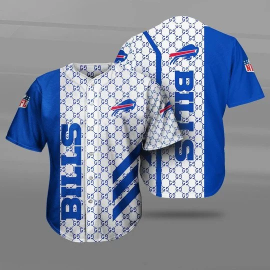 Buffalo Bills Baseball Jersey YX69