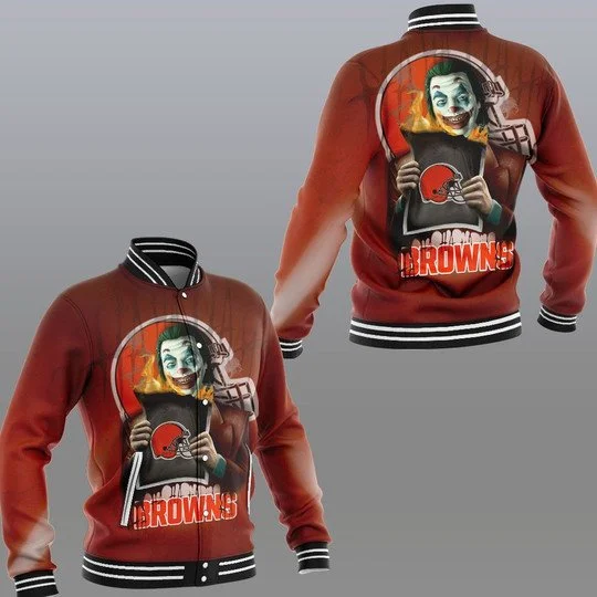 Cleveland Browns Baseball Jacket YR83