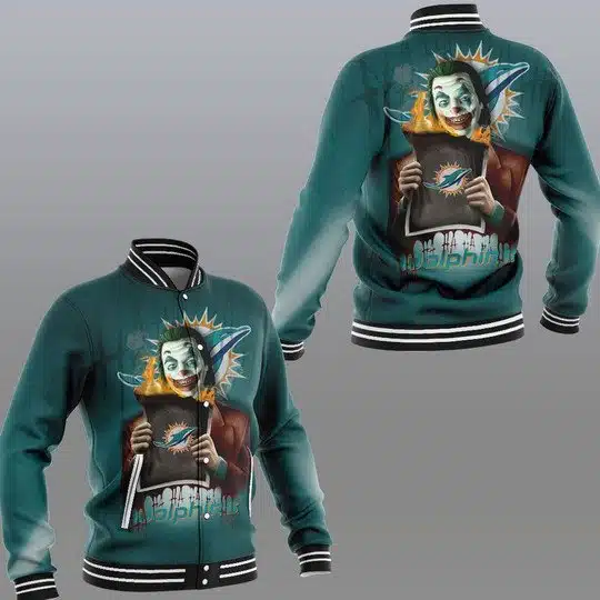 Miami Dolphins Baseball Jacket YV62
