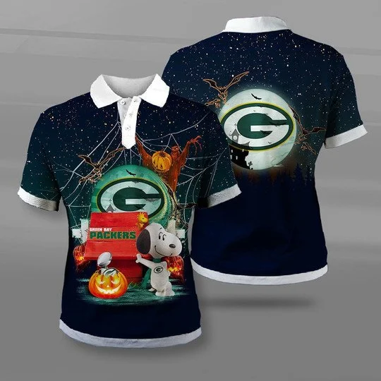 Green Bay Packers Polo T-Shirt Full Size ME28