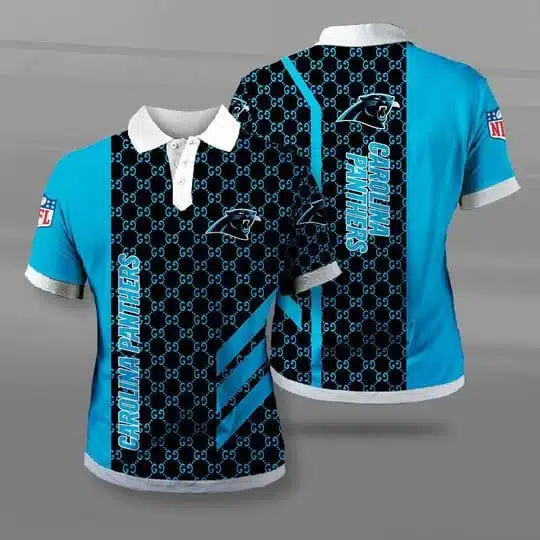 Carolina Panthers Polo T-Shirt Full Size WM84