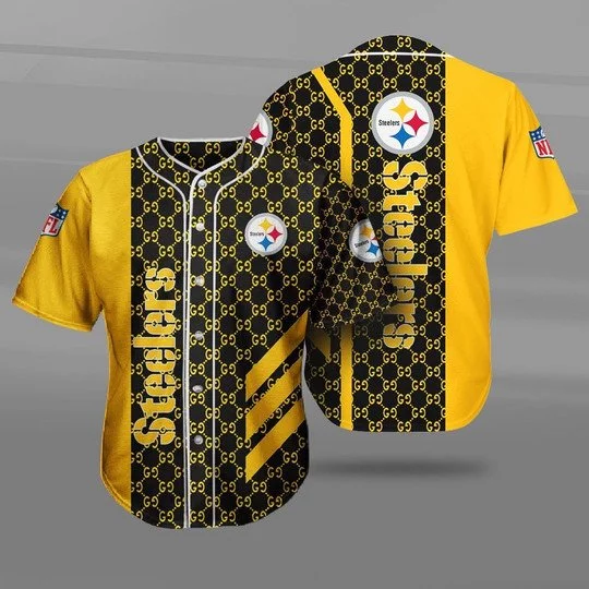 Pittsburgh Steelers Baseball Jersey ZO99