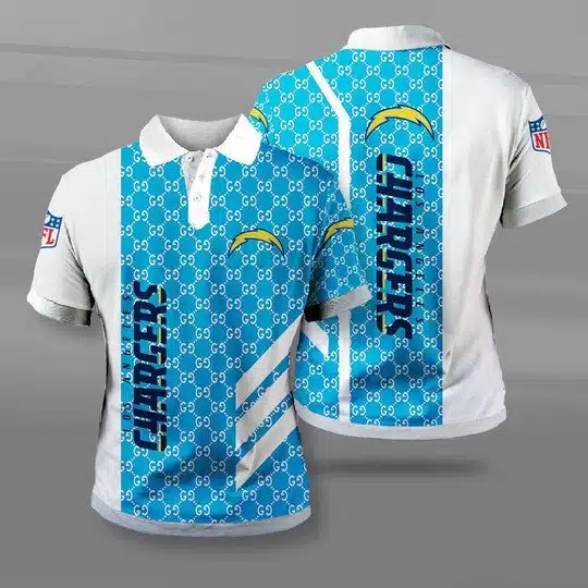 Los Angeles Chargers Polo T-Shirt Full Size LM32