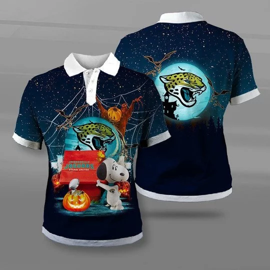Jacksonville Jaguars Polo T-Shirt Full Size LQ36
