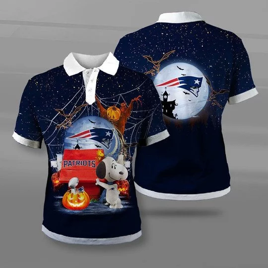 New England Patriots Polo T-Shirt Full Size UJ42