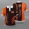 Cincinnati Bengals Polo T-Shirt Full Size OT55