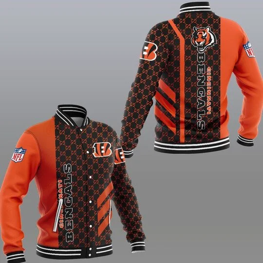 Cincinnati Bengals Baseball Jacket YR44