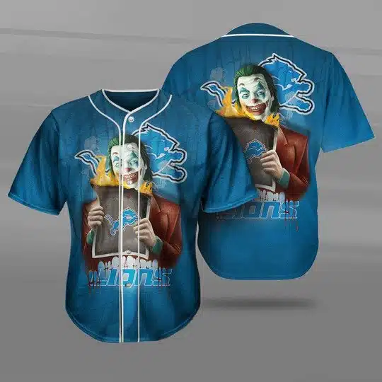 Detroit Lions Baseball Jersey MZ47