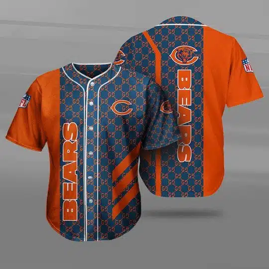 Chicago Bears Baseball Jersey XY88