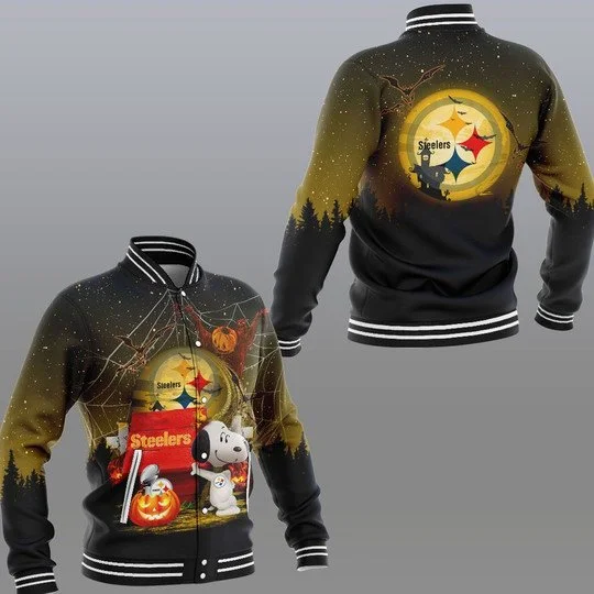 Pittsburgh Steelers Baseball Jacket LT93