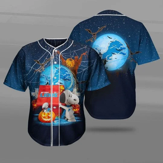 Detroit Lions Baseball Jersey YH28