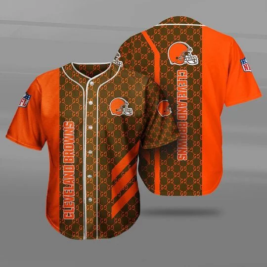 Cleveland Browns Baseball Jersey PZ48