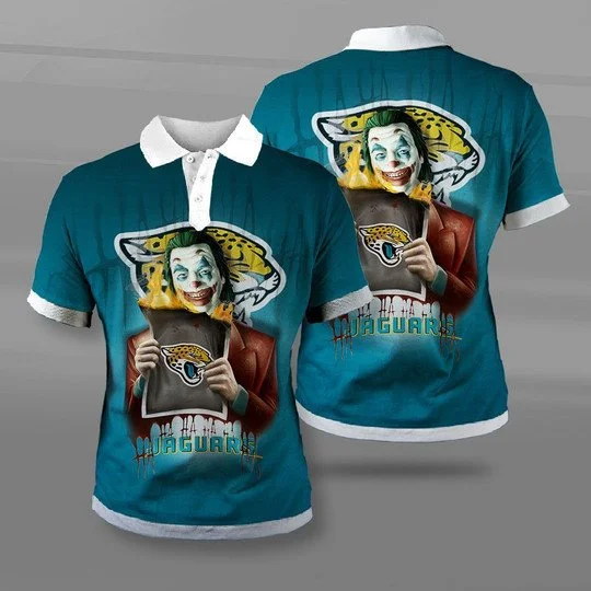 Jacksonville Jaguars Polo T-Shirt Full Size JF30