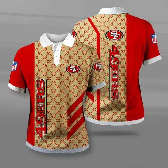 San Francisco 49ers Polo T-Shirt Full Size TR66