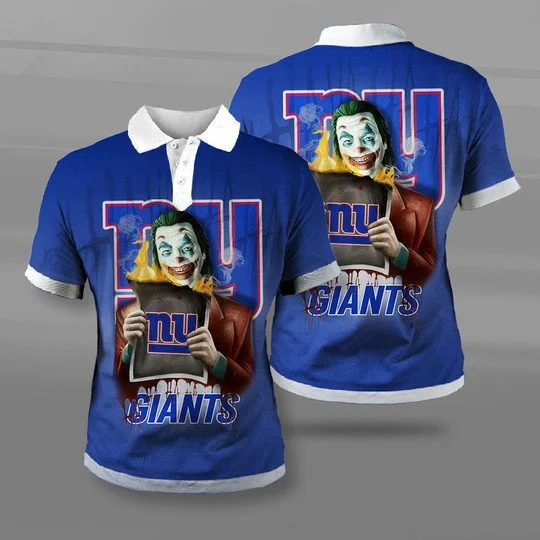 New York Giants Polo T-Shirt Full Size UT53
