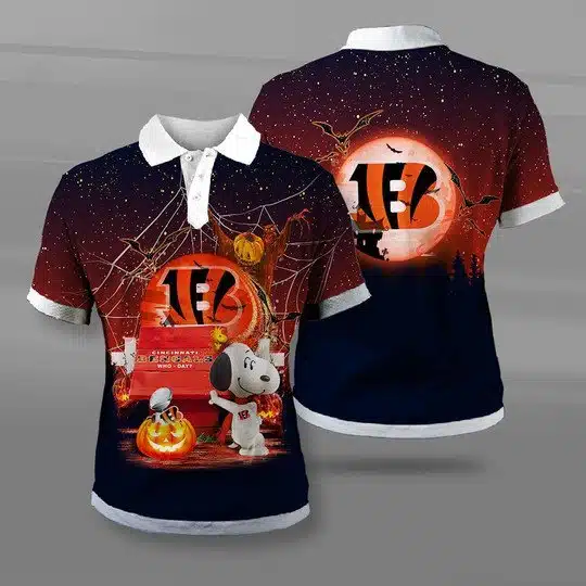 Cincinnati Bengals Polo T-Shirt Full Size YV53